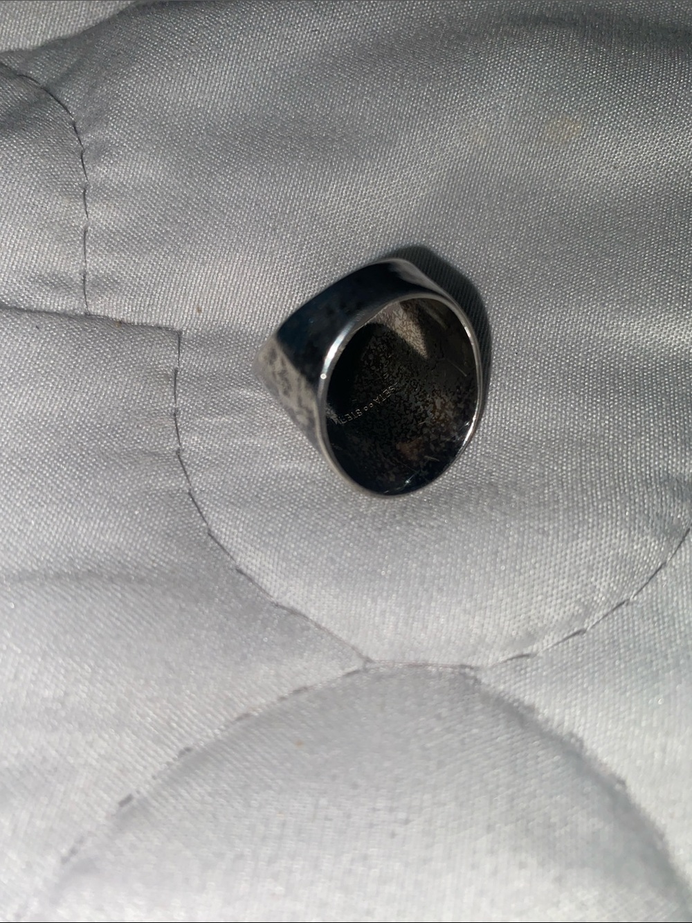 Vintage Sterling Silver Hammered Ring women’s size 7 - Picture 14 of 16